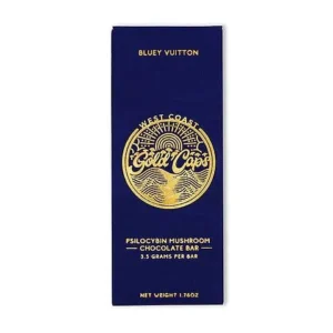 West Coast Gold Caps – Bluey Vuitton | Mushroom Chocolate Bar
